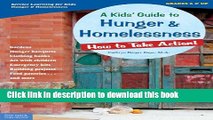 Read A Kids  Guide to Hunger   Homelessness: How to Take Action! (How to Take Action! Series)