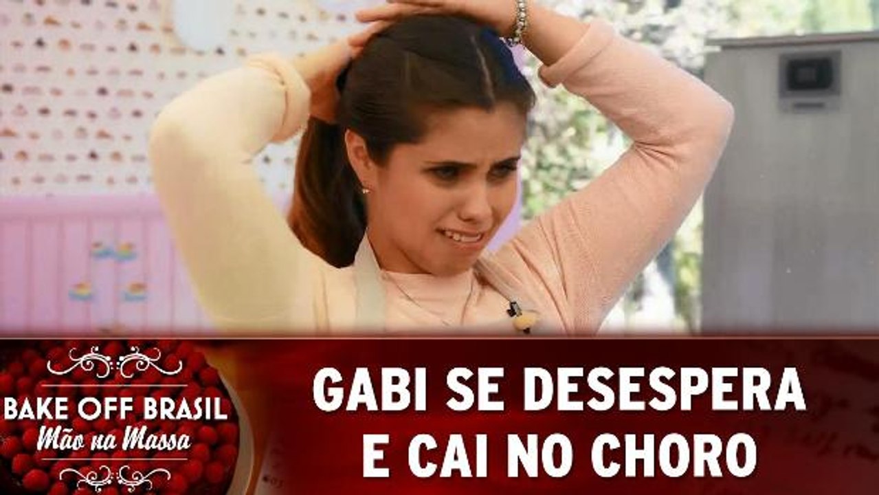 Gabi se desespera e cai no choro