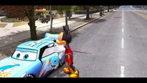 Spiderman & Frozen Anna, Mickey Mouse Spider McQueen Cars w- Children Nursery Rhyme with Action_15