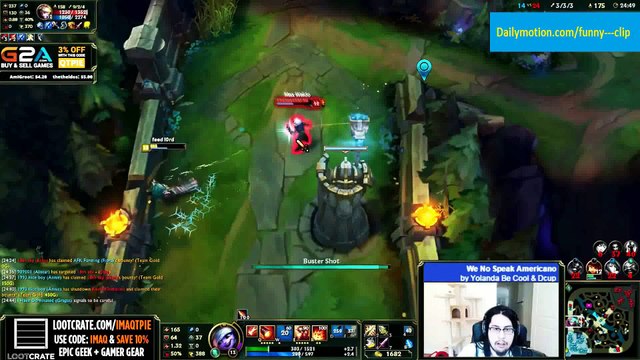 LoL Epic Moments #18 - Imaqtpie Tristana Pentakill + Baron steal League of Legends