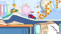 Gameplay for Children. Videos & Cartoons for kids - Racing Car - Race and Stationery Obstacles