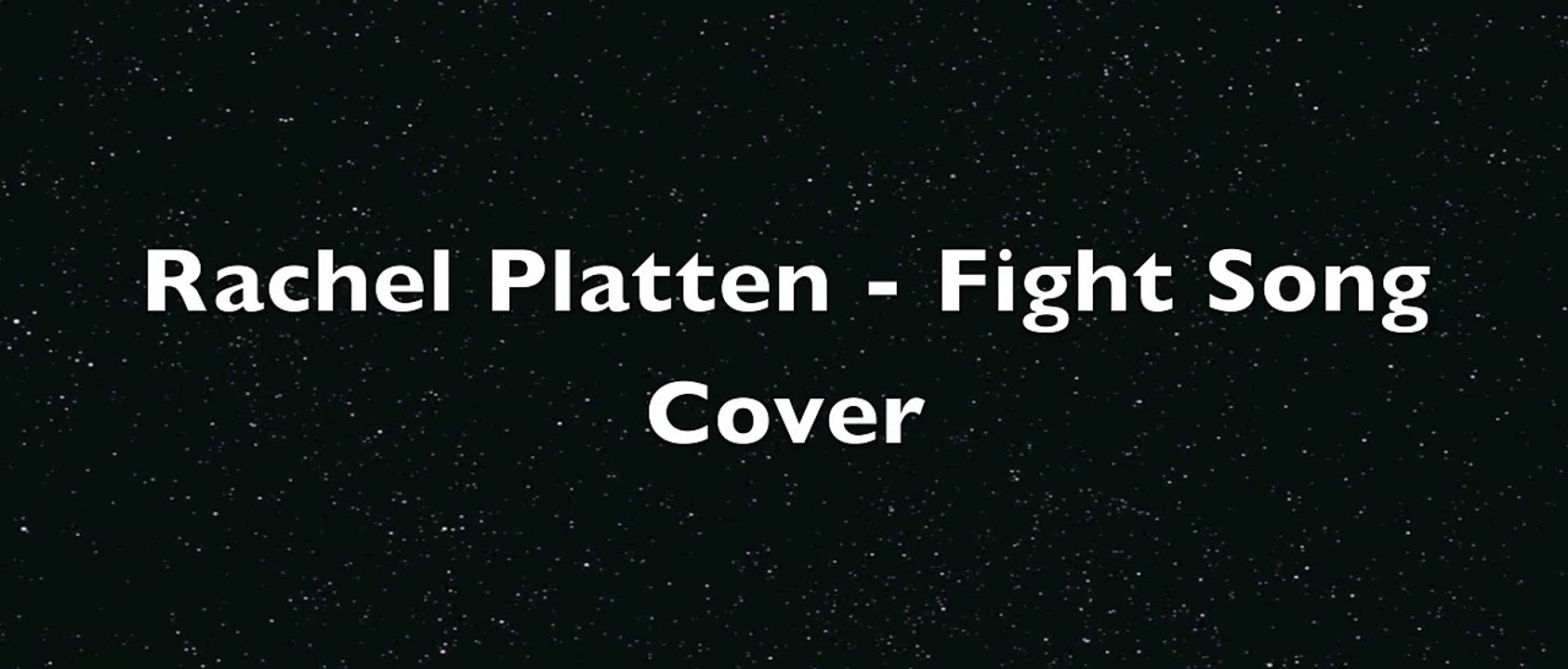 Rachel Platten - Fight Song (Cover)