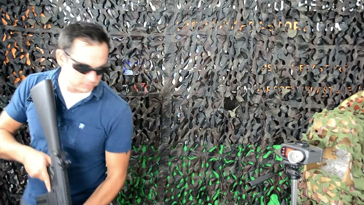 A&K SR-25 DMR Sniper Rifle AEG - Chrono Test FPS/ROF