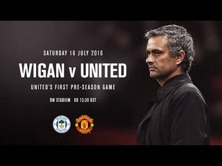 Jose Mourinho debut for Manchester United vs Wigan 16/7/2016 | HD