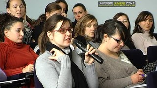 Université Lyon 2 :  Conférence à l'IUT Lumière