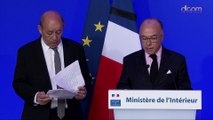 Attentat de Nice : Conférence de presse de Bernard Cazeneuve et Jean-Yves Le Drian le 16 juillet 2016