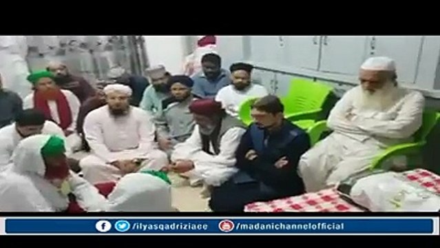 Syed Rehan Qadri aur Sarwat Ejaz Qadri Mulaqat with Ameer Ahle Sunnat