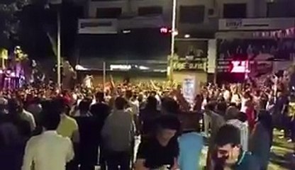People Celebrating After Military Coup Failed in Turkey