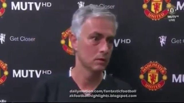 Wigan vs Manchester United 0-2 - Jose Mourinho First Post Match Interwiew (FULL)