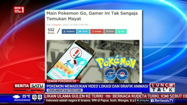 Lunch Talk: Dampak Pokemon Go # 1