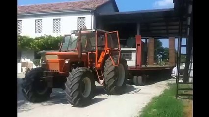 trasporto fiatallis AD 20 con fiat 1300 dt