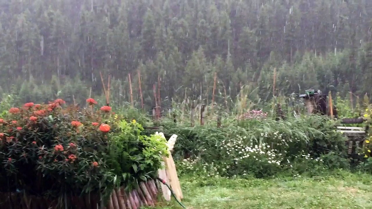 Neige pour un 14 Juillet au soir !