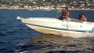 Monella Ischia spettacolare evoluzione su barca primtist 23