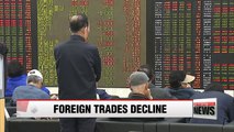 Direct foreign shares trading by Koreans decrease sharply in H1