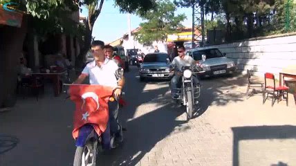 Büyüksaka da teröre darbeye karşı birlik konvoyu - 16 Temmuz 2016