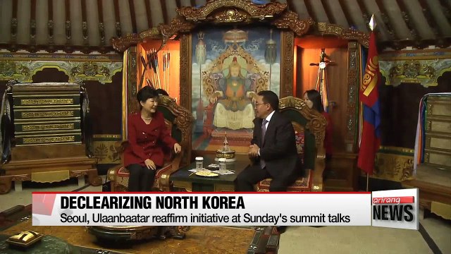 Korea-Mongolia reaffirms to denuclearize N.Korea, begin EPA discussion for trade