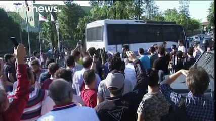 Turkey coup: military take over news channels