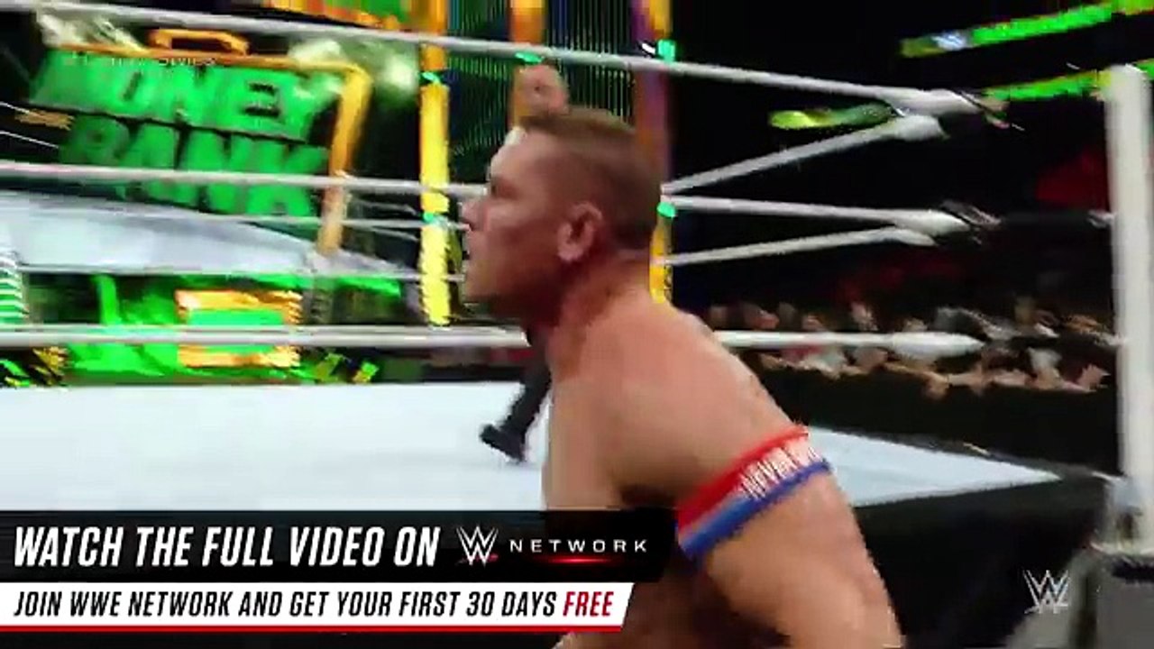 AJ Styles vs. John Cena- WWE Money in the Bank 2016 on WWE Network