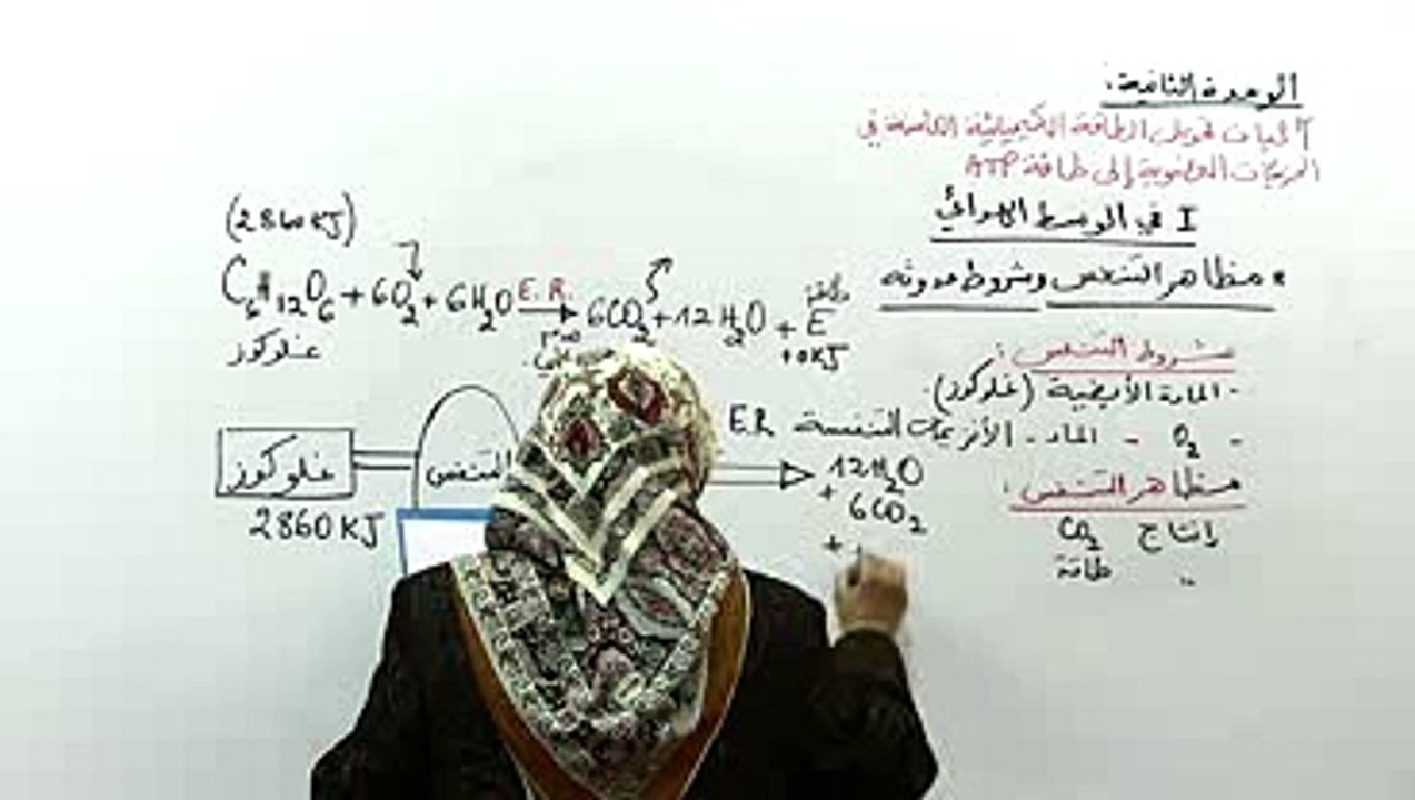 مظاهر التنفس وشروط حدوثه 1