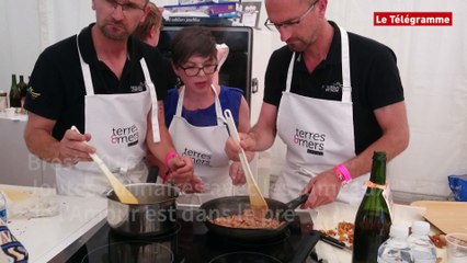 Brest 2016. Joutes culinaires avec les jumeaux de l'Amour est dans le pré (Le Télégramme)
