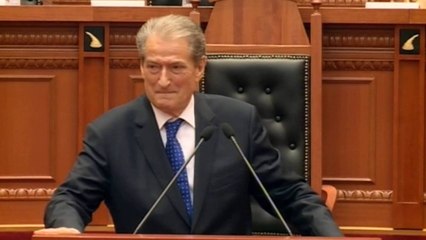 Report TV - Berisha: Përshëndes autorin e golit të Kombëtares, Edvin Rama