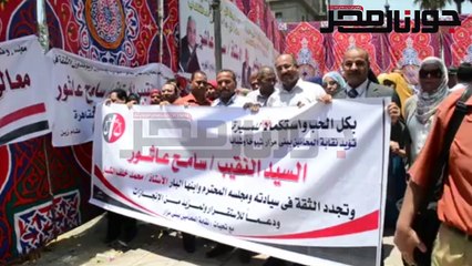 توافد المحامين على مقر النقابة لحضور الجمعية العمومية