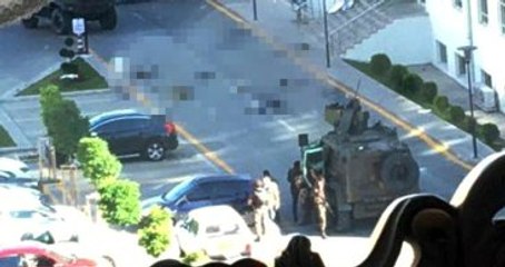 Jandarma Genel Komutanlığı'ndaki Çatışma Anı Kameraya Yansıdı