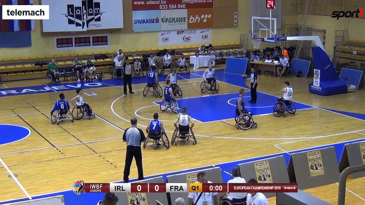 HANDIBASKET M2-IRLANDE - FRANCE-CHAMPIONNAT D'EUROPE