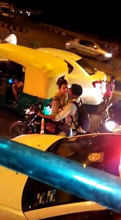 Lover Crossing Their Limit on Road Publicly