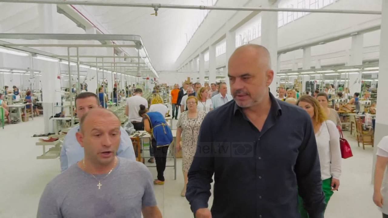 Lehtësira për fasonët, Rama viziton fabrikën e re në berat - Top Channel Albania - News - Lajme