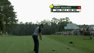 Rory McIlroy Triple Bogey On Hole No. 10 At The Master - 10th Hole 4th Round