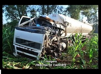 GRAVE ACIDENTE ENTRE CAMINHOES   BALANÇO GERAL 29 05 12