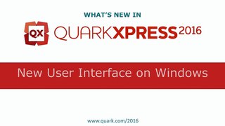 TOP 10 of QX2016: New User Interface for QuarkXPress on Windows