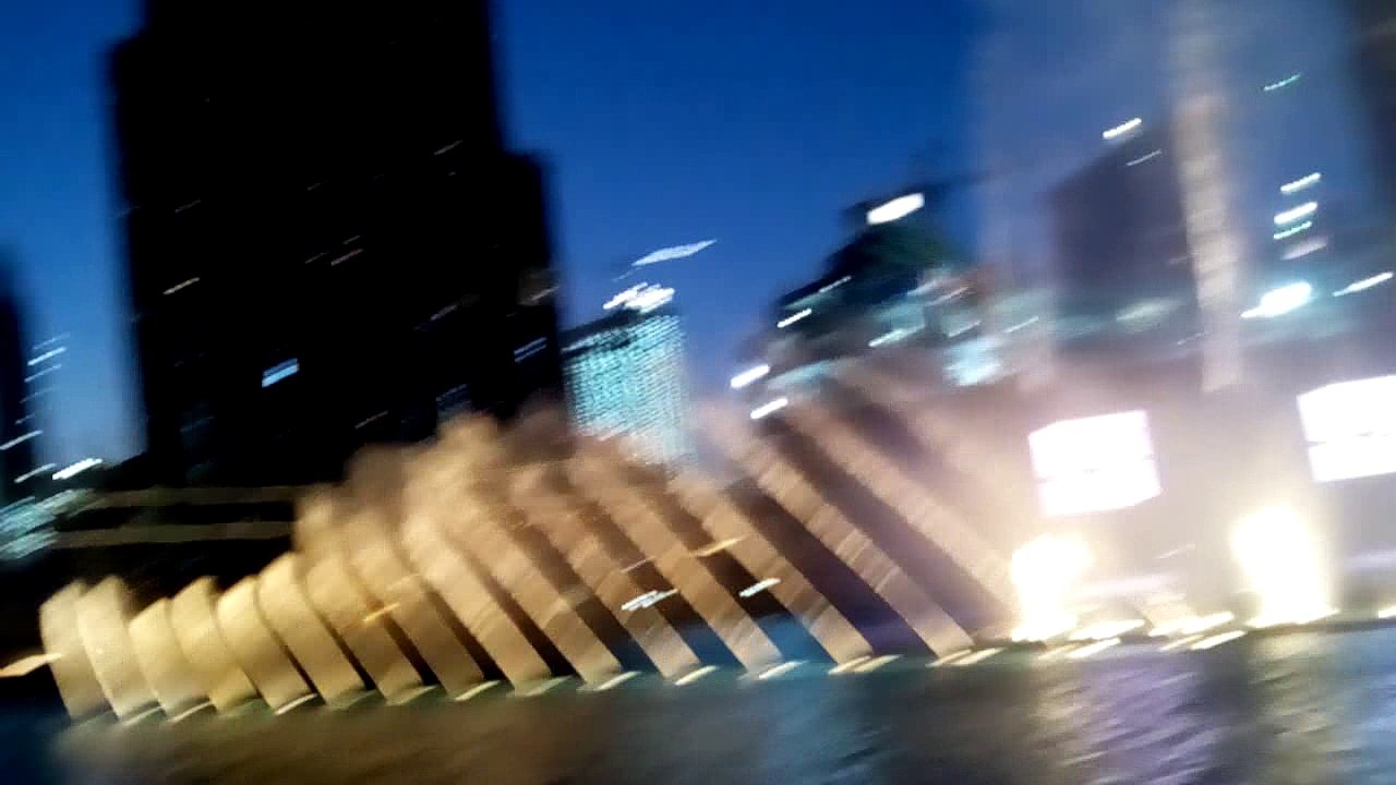 Burj khalifa fountain dance.