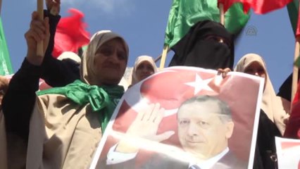 Gazzeli Kadınlardan Fetö'nün Darbe Girişimine Tepki Gösterisi