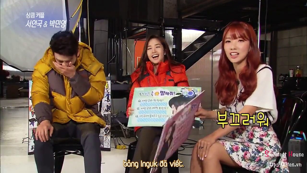 [Vietsub]Entertainment Interview - Seo In Guk & Park Min Young