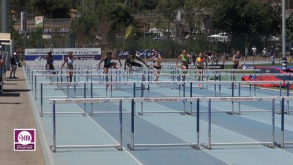 Finale 100 m haies Espoirs