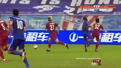 Demba Ba Horrific Leg Break vs Shanghai Sipg (17-07-2016)