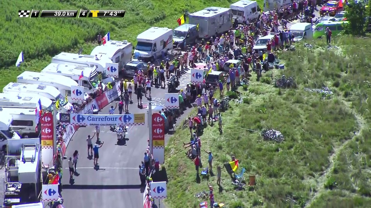 38 KM à parcourir / to go - Étape 15 / Stage 15 (Bourg-en-Bresse / Culoz) - Tour de France 2016