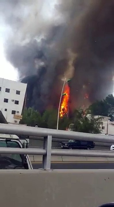 incendie à la mecque