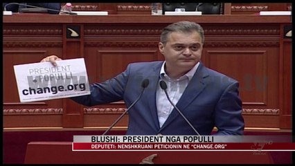 Blushi: President nga populli - News, Lajme - Vizion Plus