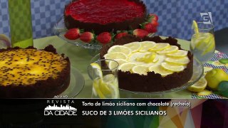 Revista da Cidade   Torta de Limão Siciliano com Chocolate 24 04 2015