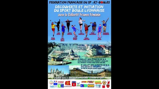 Stage Collectif Féminin FFSB, Sport Boules, Normandie 2016