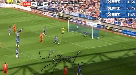 Phillipe Coutinho Hit the post - Wigan Athletic vs Liverpool Friendly Match 7 17 2016