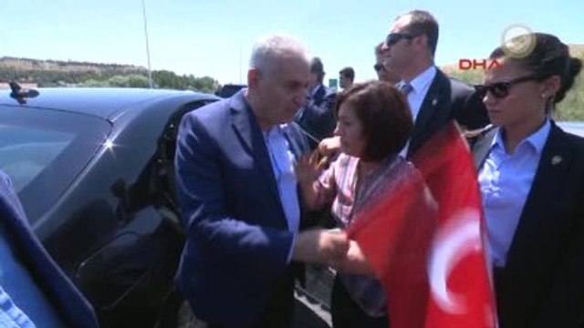 Başbakan Yıldırım'ı Duygulandıran Sözler: Bir Oğlum Var, Size Kurban Olsun