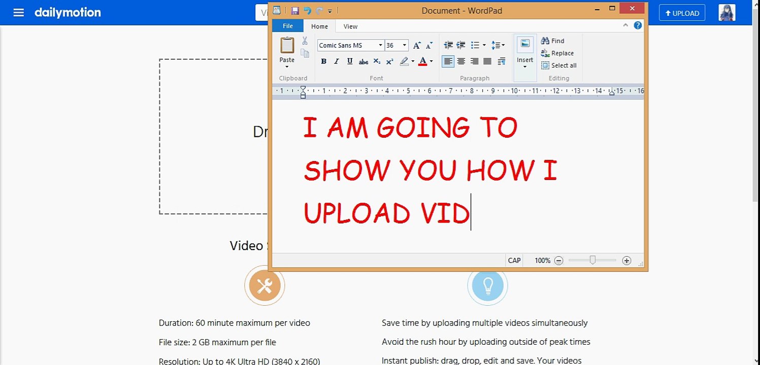 How I upload vids.avi