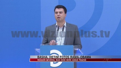 Basha: Hetim fotos Rama - Obama - News, Lajme - Vizion Plus
