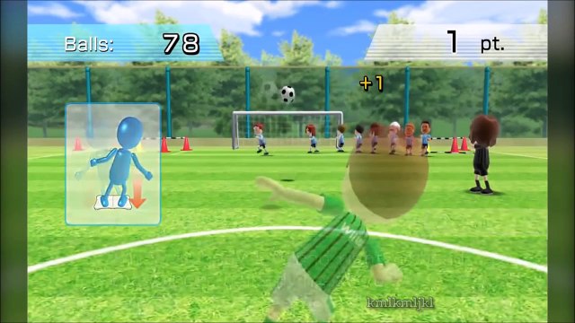Jouer au foot sur wii fit... Parodie énorme