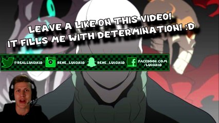 LUIGIKID REACTS TO: [UNDERTALE] ECHO - ANIMATION by Zayn Inverse