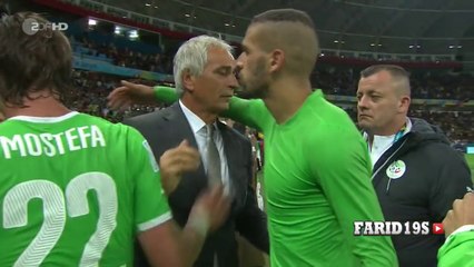Les larmes de Feghouli et Halilhodzic après Allemagne Algérie